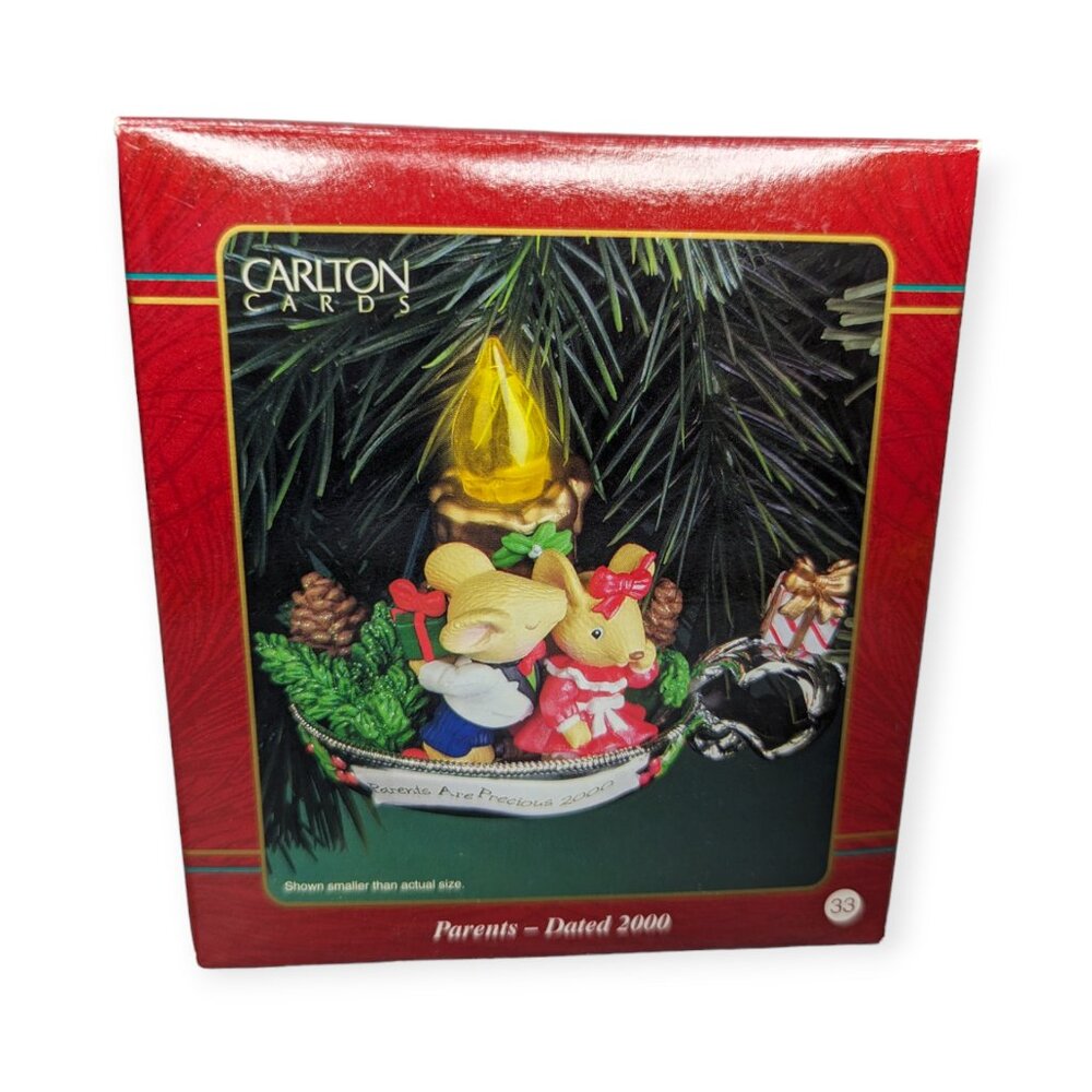 Vintage Carlton Cards 2000 Parents Ornament